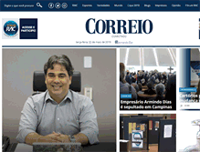 Tablet Screenshot of correio.rac.com.br